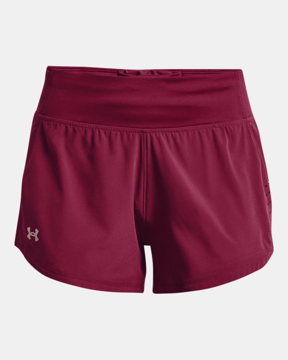 Women's UA Speedpocket Shorts, Maroon, pdpMainDesktop image number 7